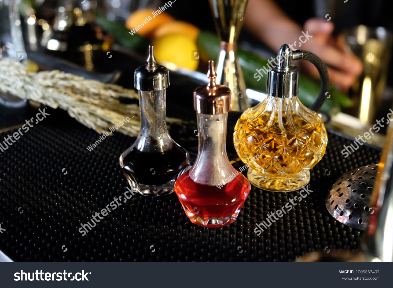 perfume with vintage pump