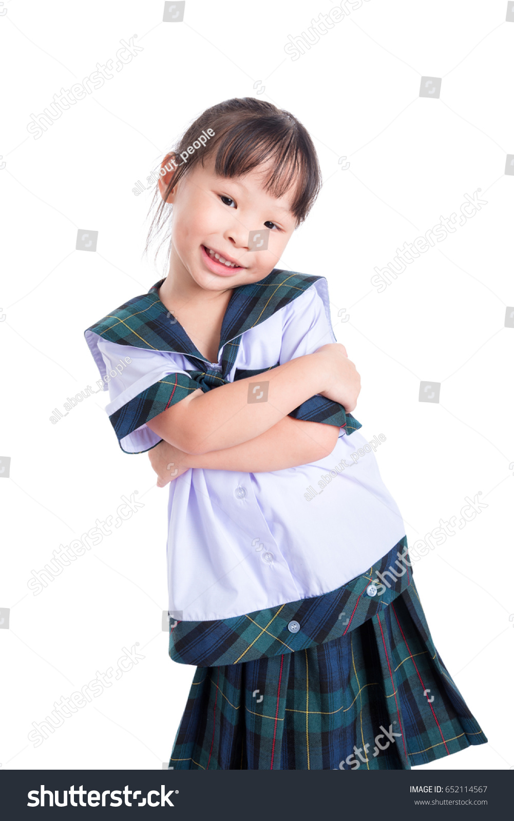 Little Asian Schoolgirl
