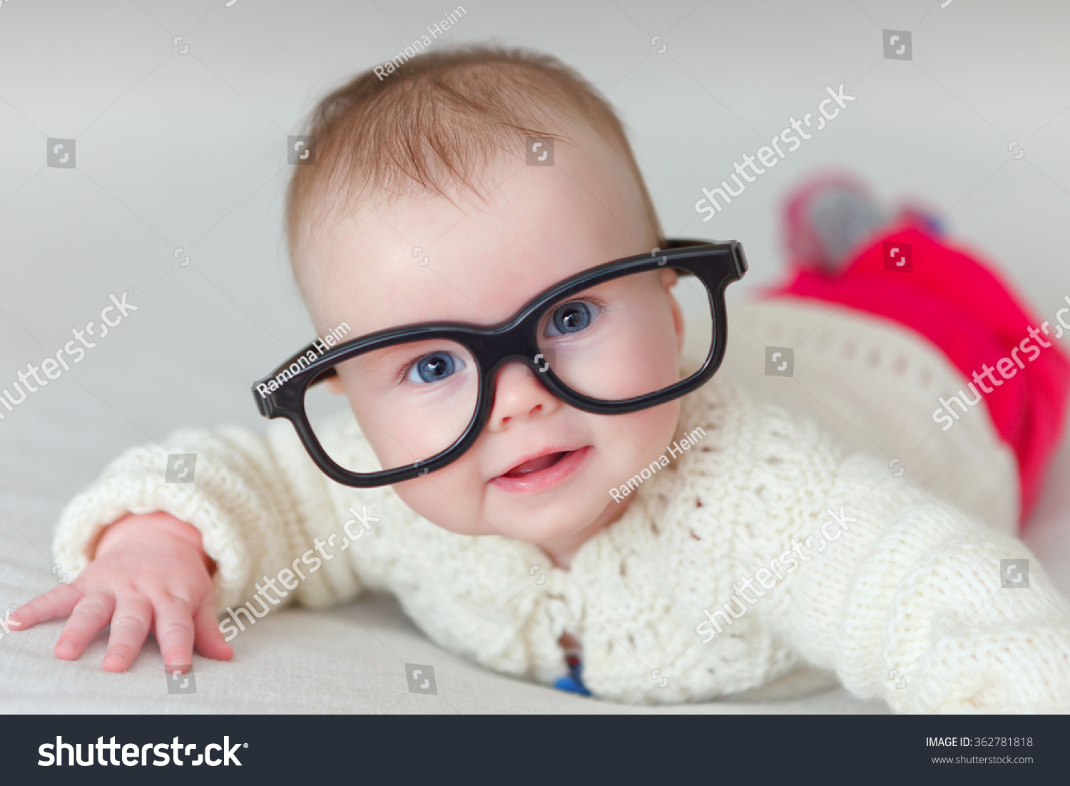 baby with big glasses