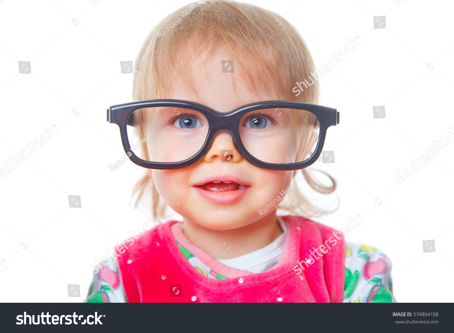 baby with big glasses