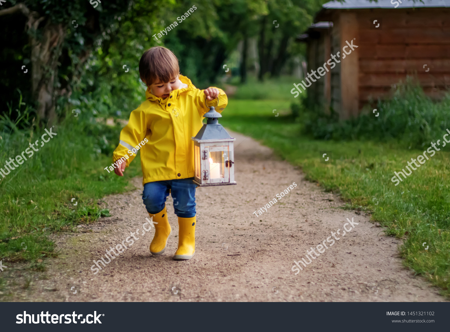 boy in yellow coat from it