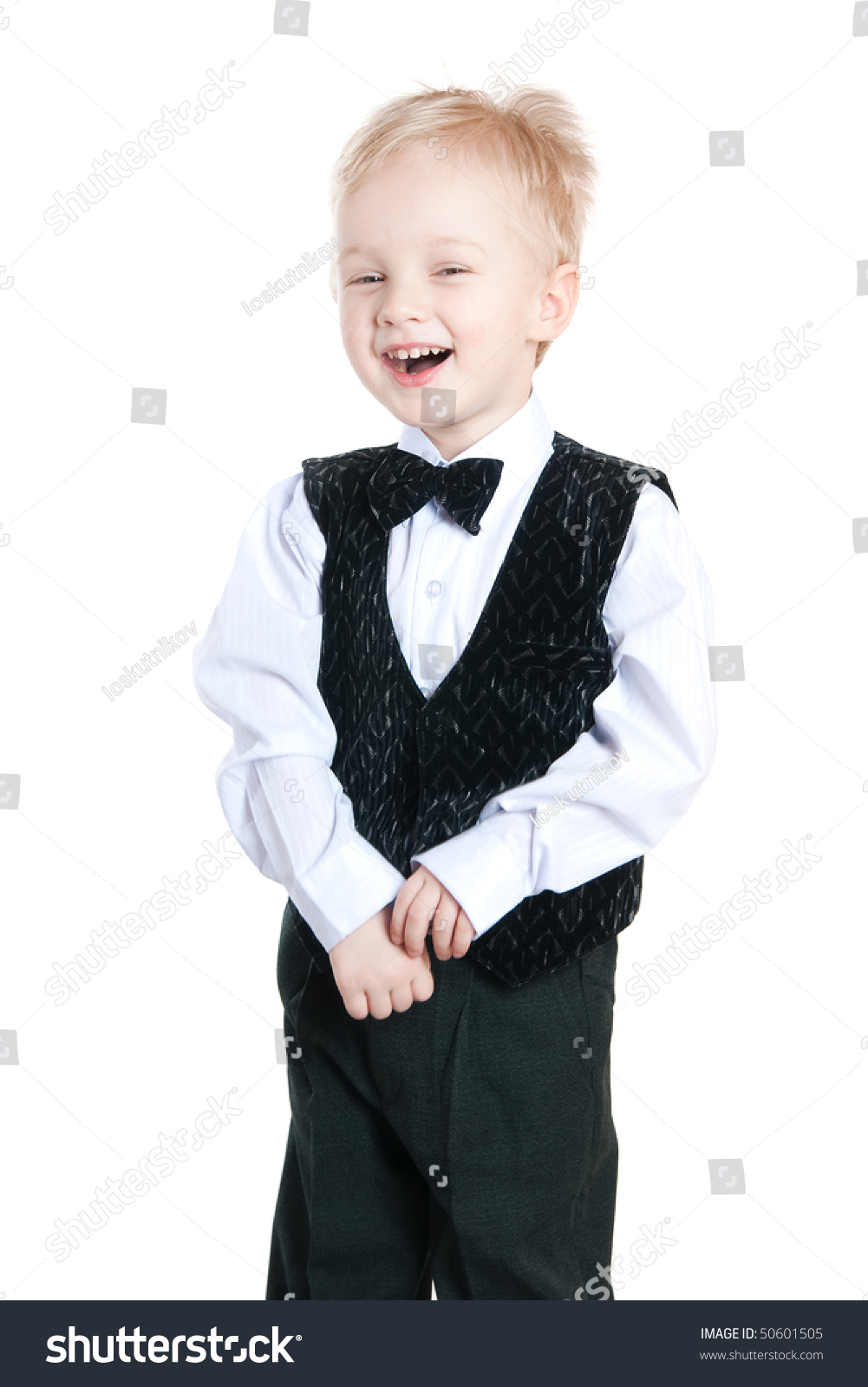 Little Boy Isolated On White Stock Photo 50601505 | Shutterstock