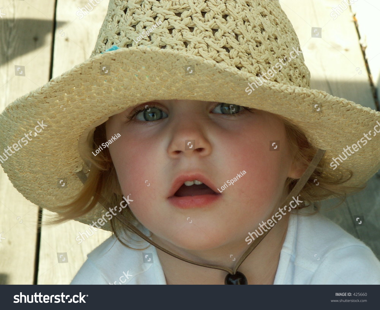 little girl floppy hat