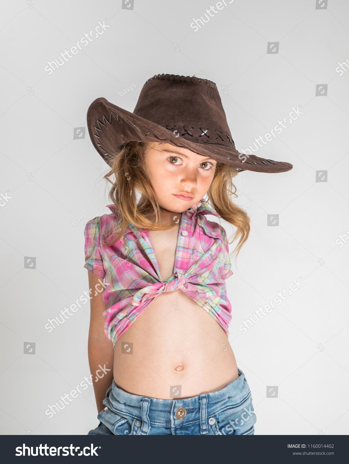little girl western jeans