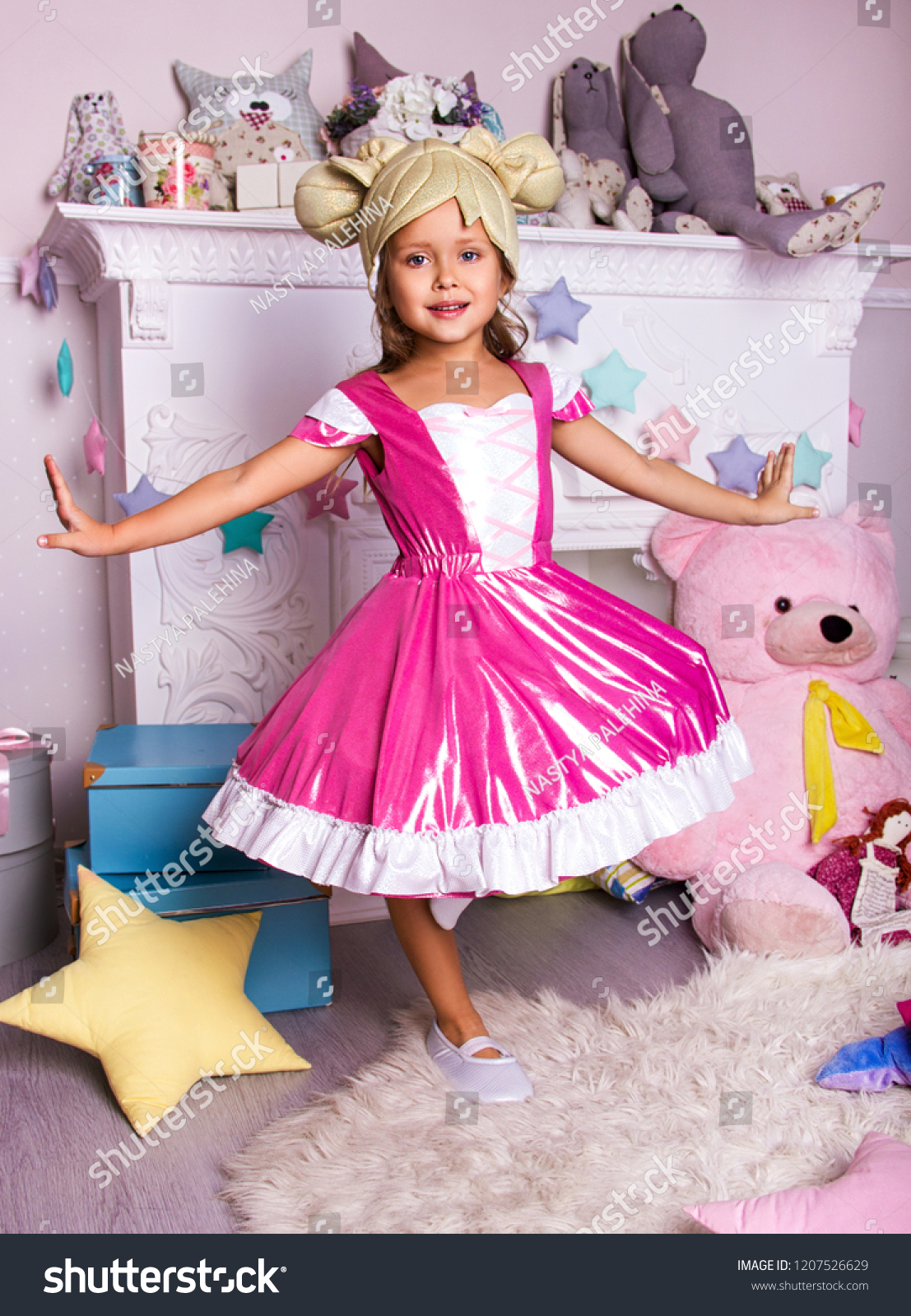 little girl pink fancy dresses