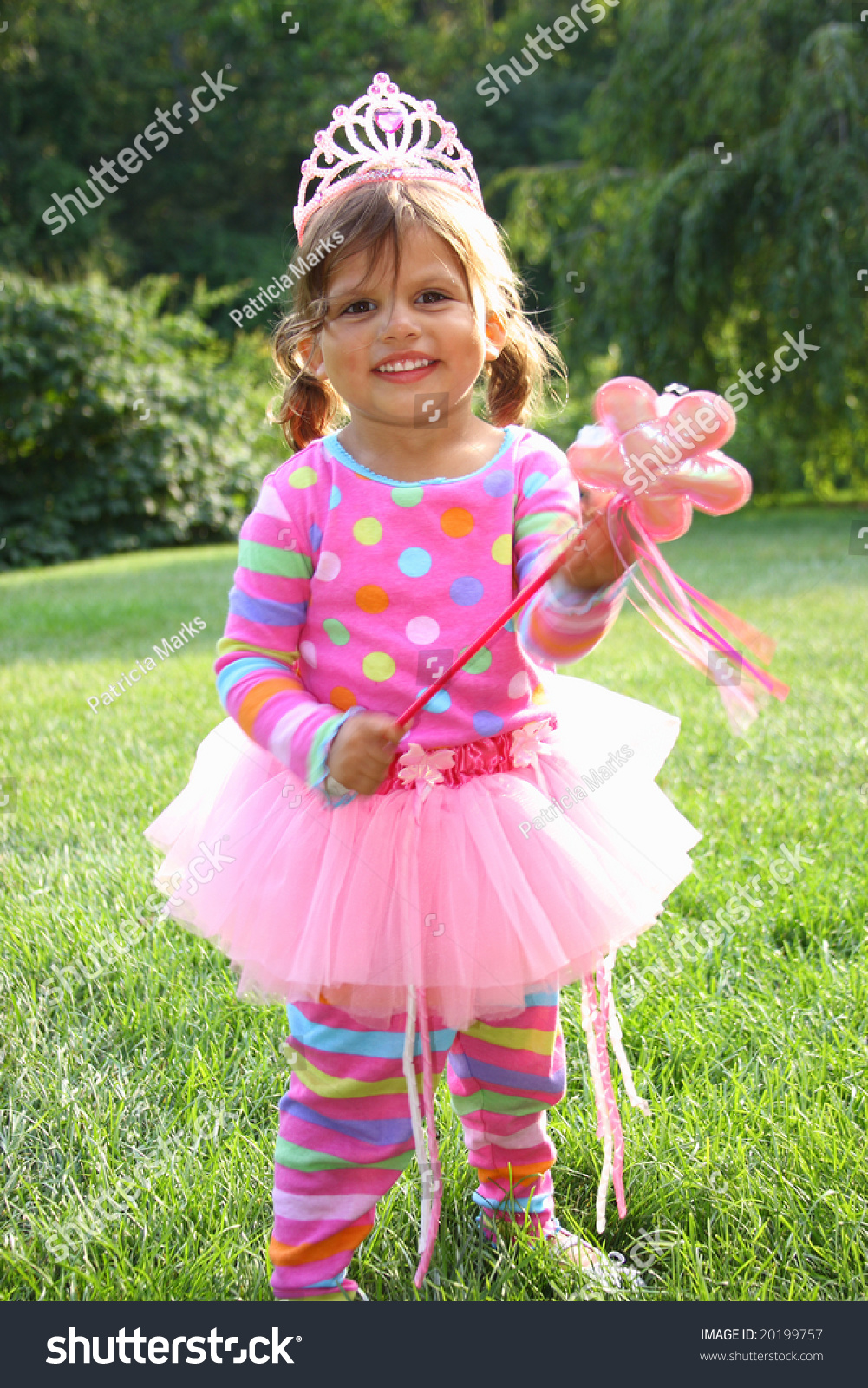 Little Girl Pink Ballet Dress Clothes Stock Photo 20199757 ...