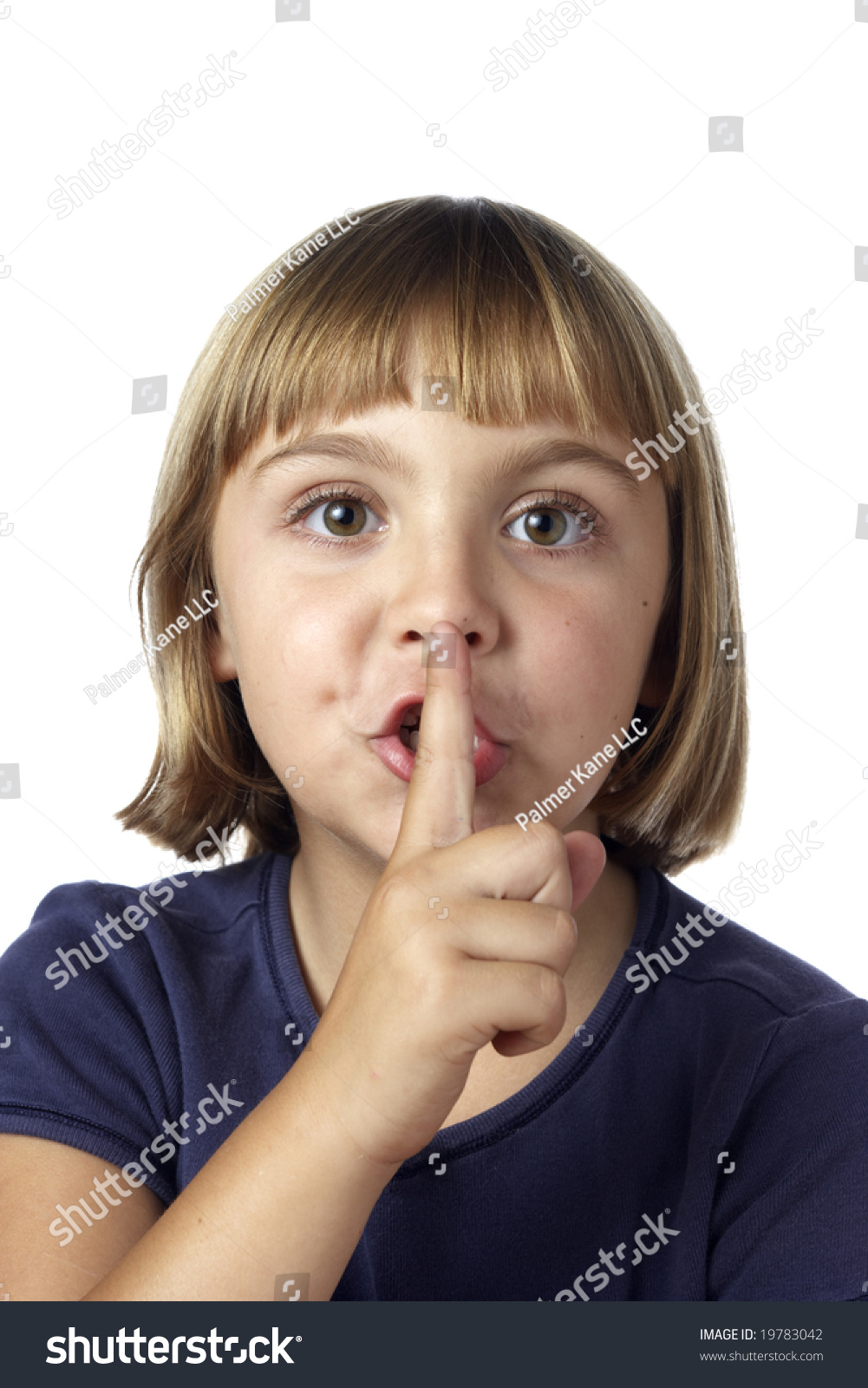 Little Girl Keeping Secret Stock Photo 19783042 | Shutterstock