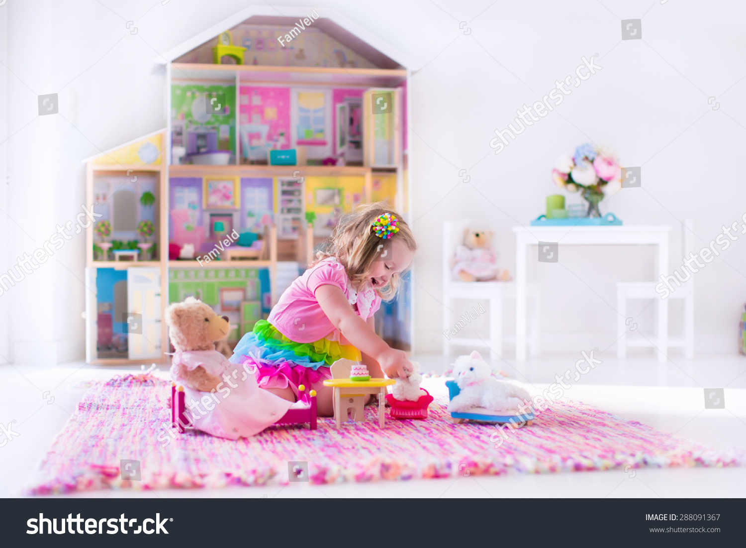 little animal dollhouse