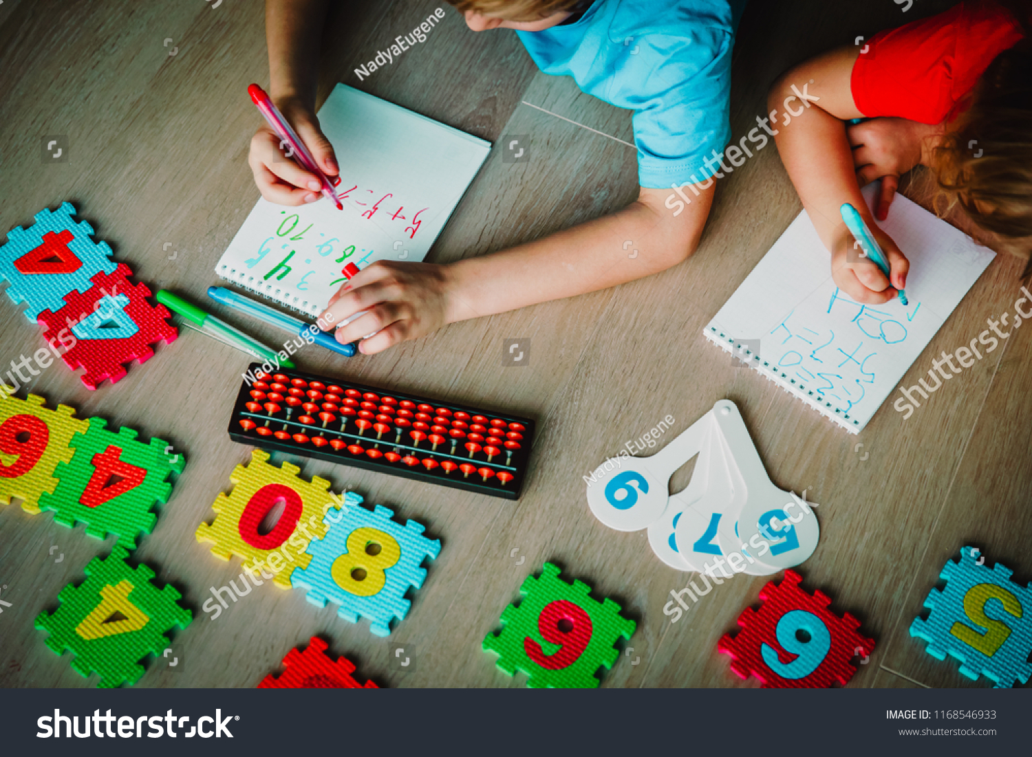 Enfants diapositives Abacus chiffre Système et Arithmétique 