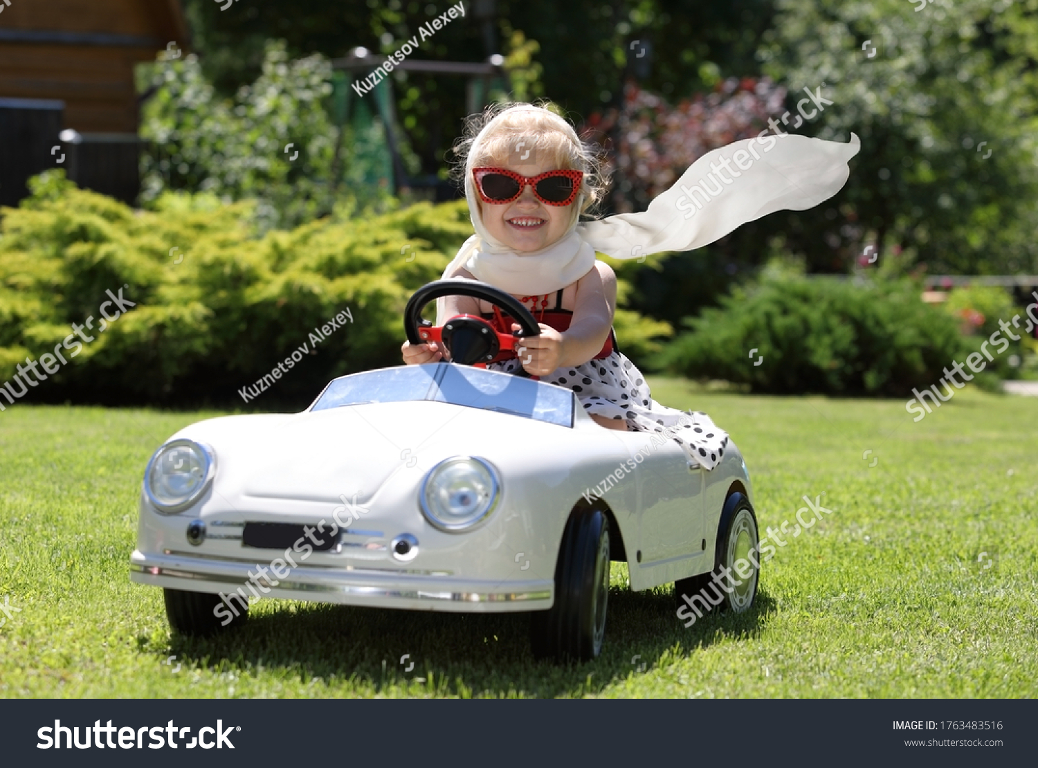 electric car in baby