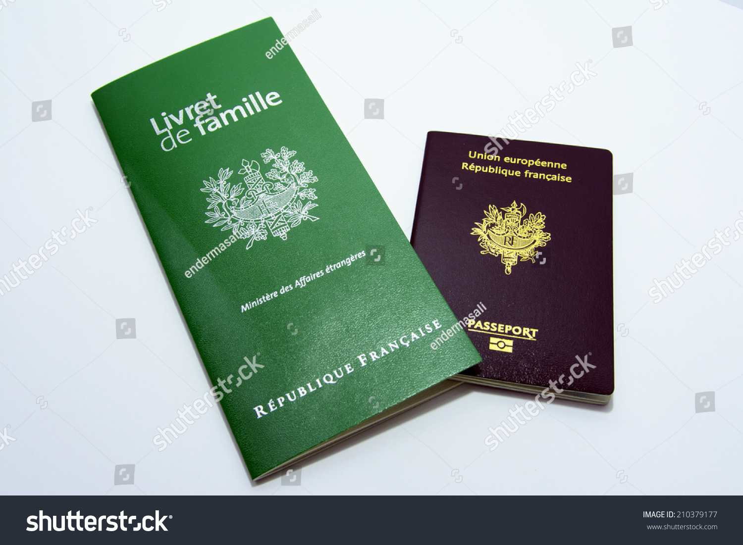 Livret De Famille France Marriage Certificate Stock Photo Edit Now