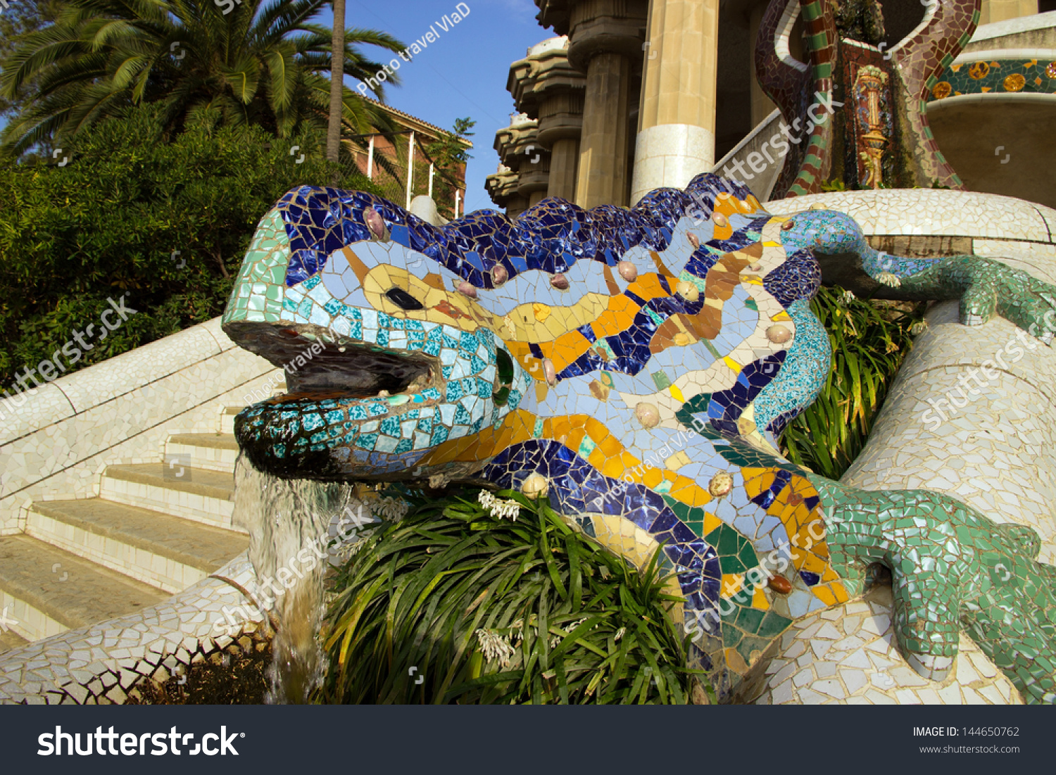 Lizard Park Guell Barcelona Spain Stock Photo Edit Now