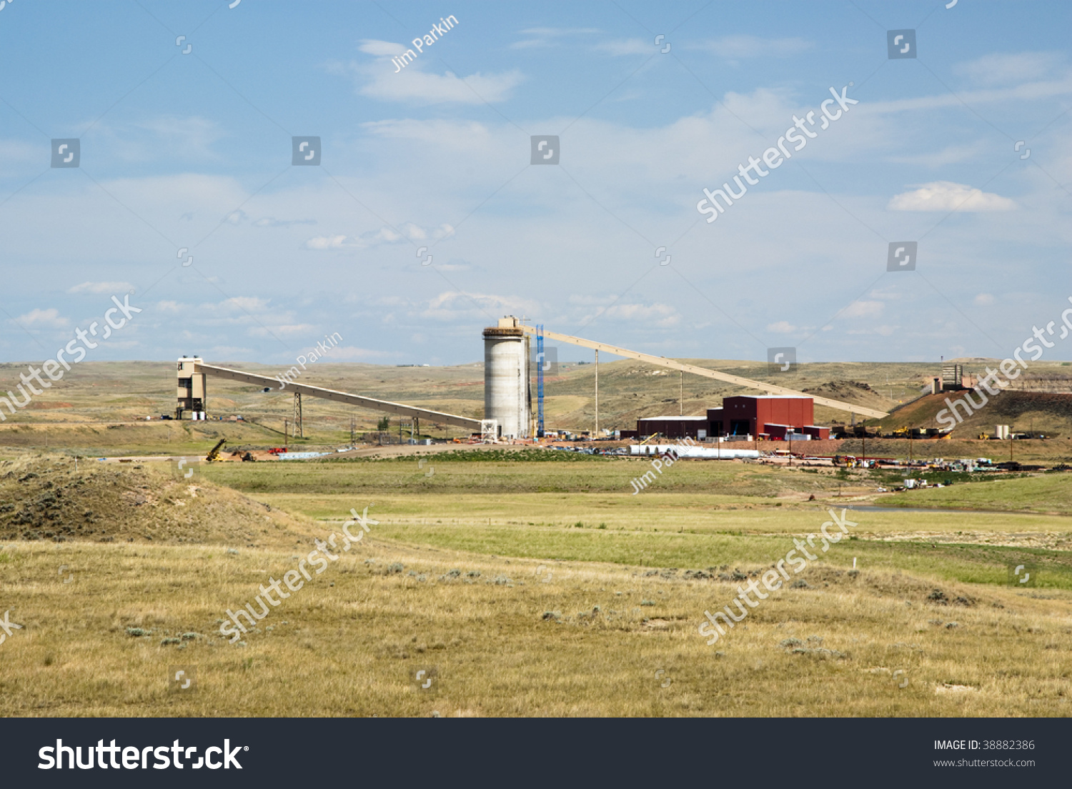 Loadout Silos Powder River Basin Coal Stock Photo (Edit Now) 38882386