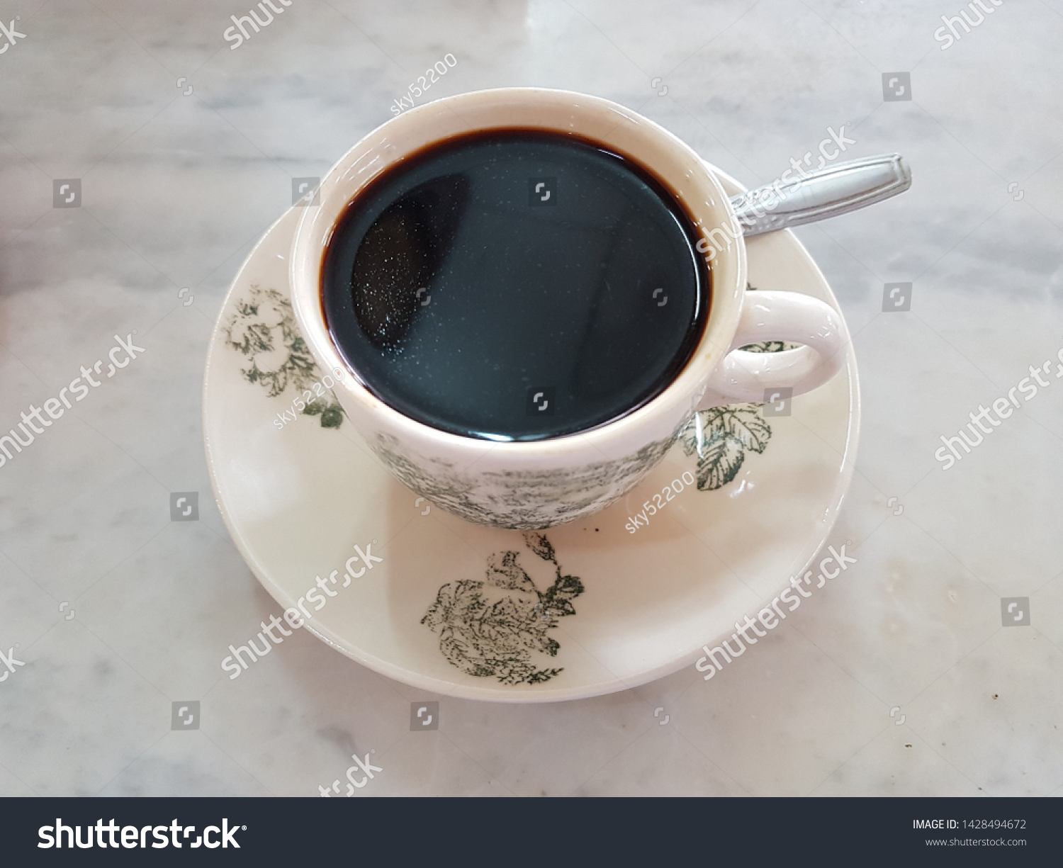 Local Malaysian Black Coffee Kopi O Stock Photo Edit Now 1428494672