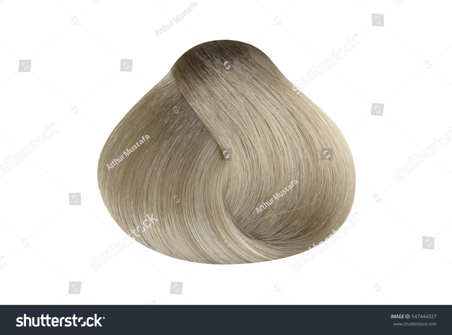 Lock Light Ash Blonde Hair Color Stock Photo Edit Now 547444327