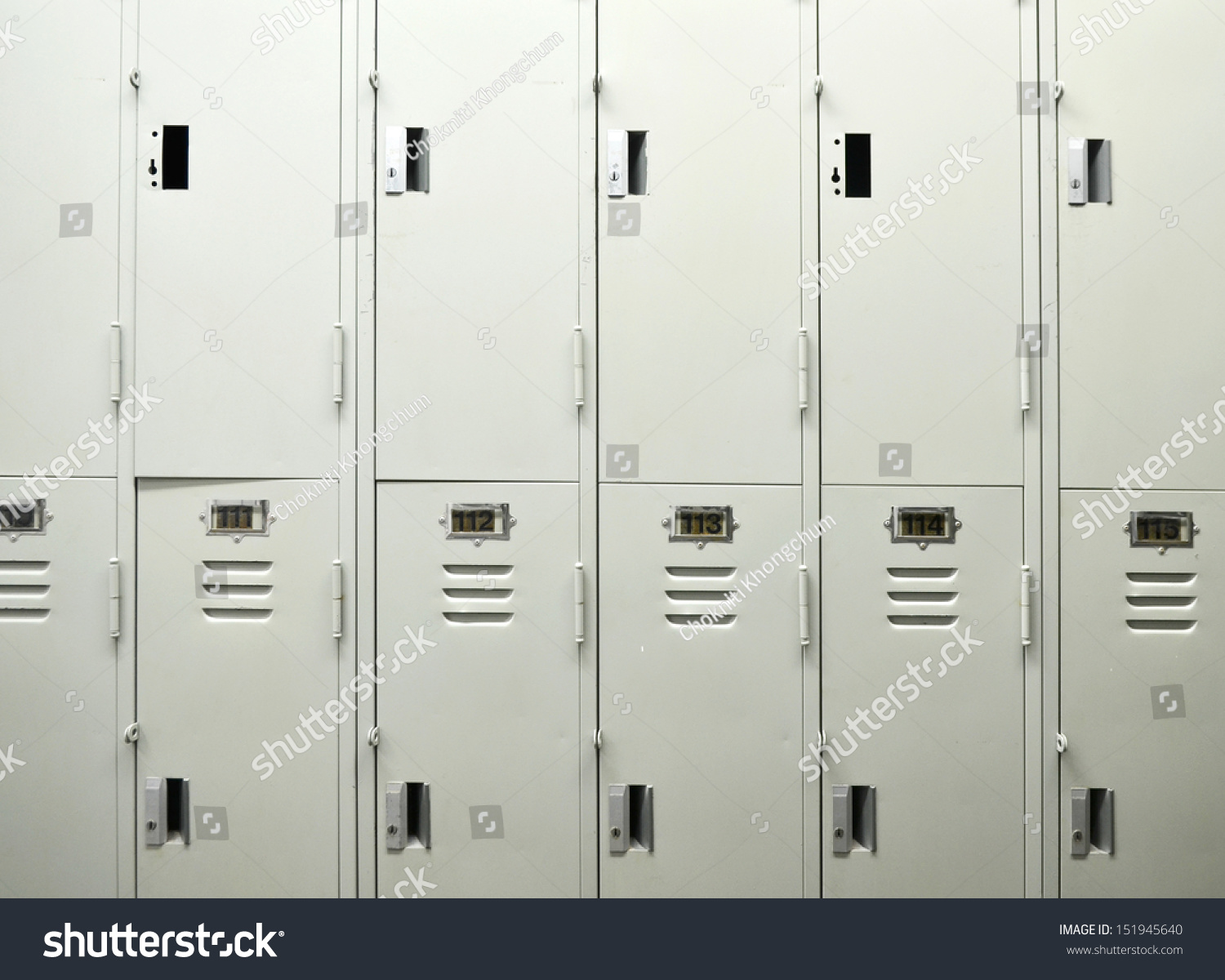 Lockers Cabinets Locker Room Stock Photo 151945640 | Shutterstock