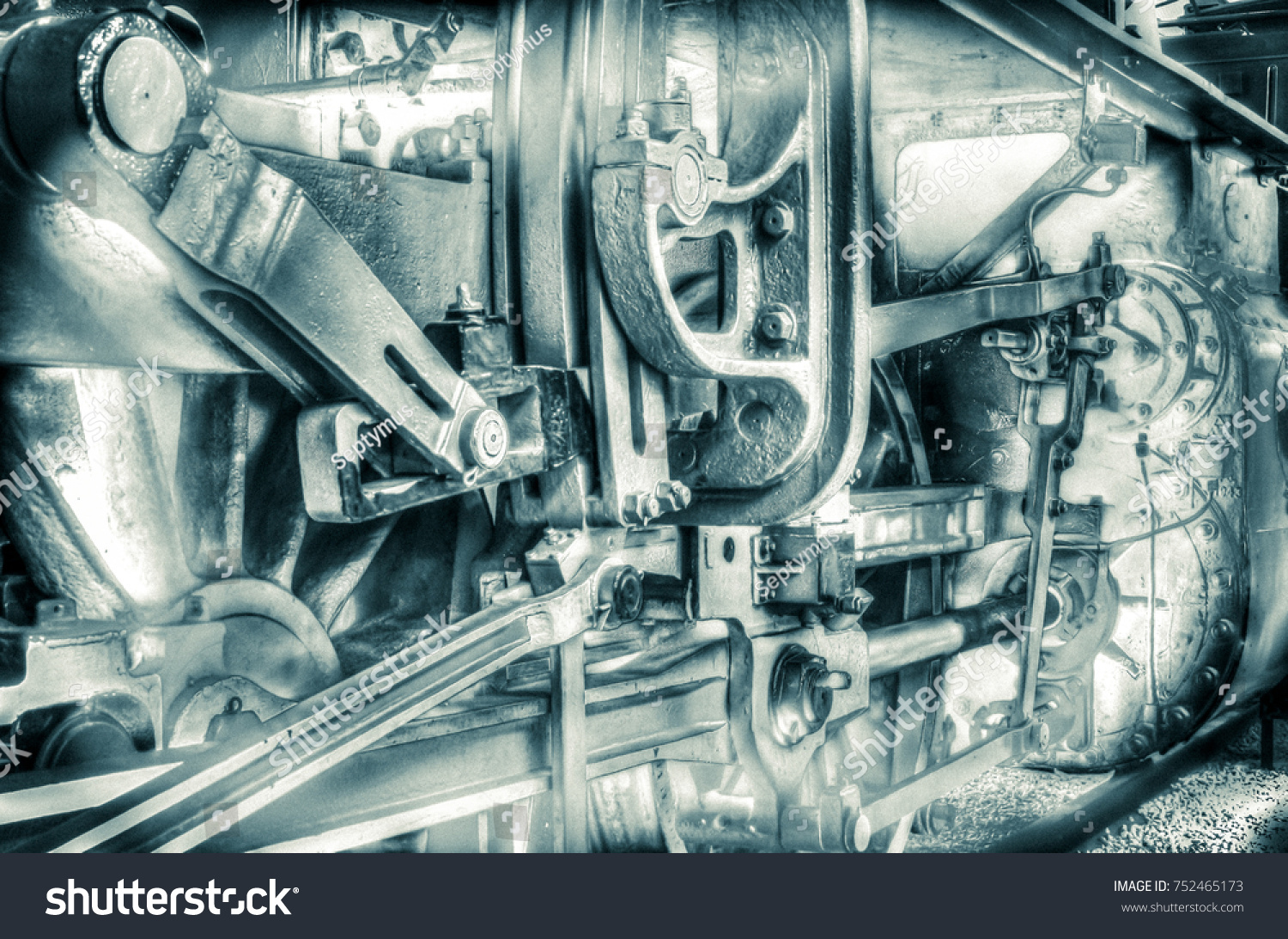 Locomotive Bw Machines Stock Photo 752465173 | Shutterstock