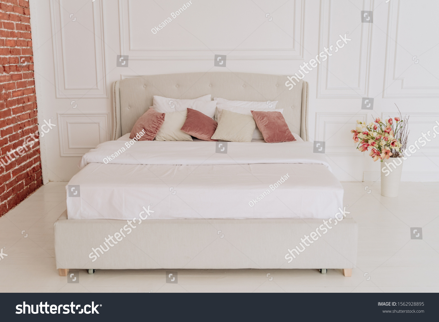 the brick twin bed