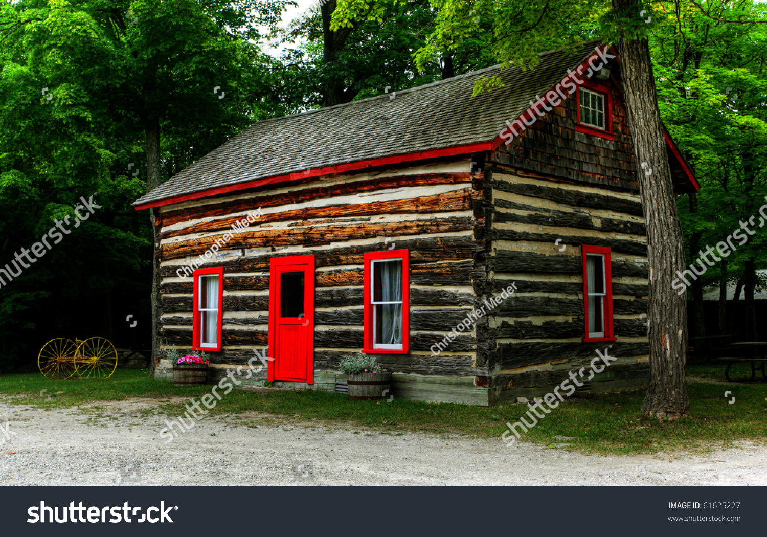 Log Shack In The Canadian Countryside; Stock Photo 61625227 : Shutterstock