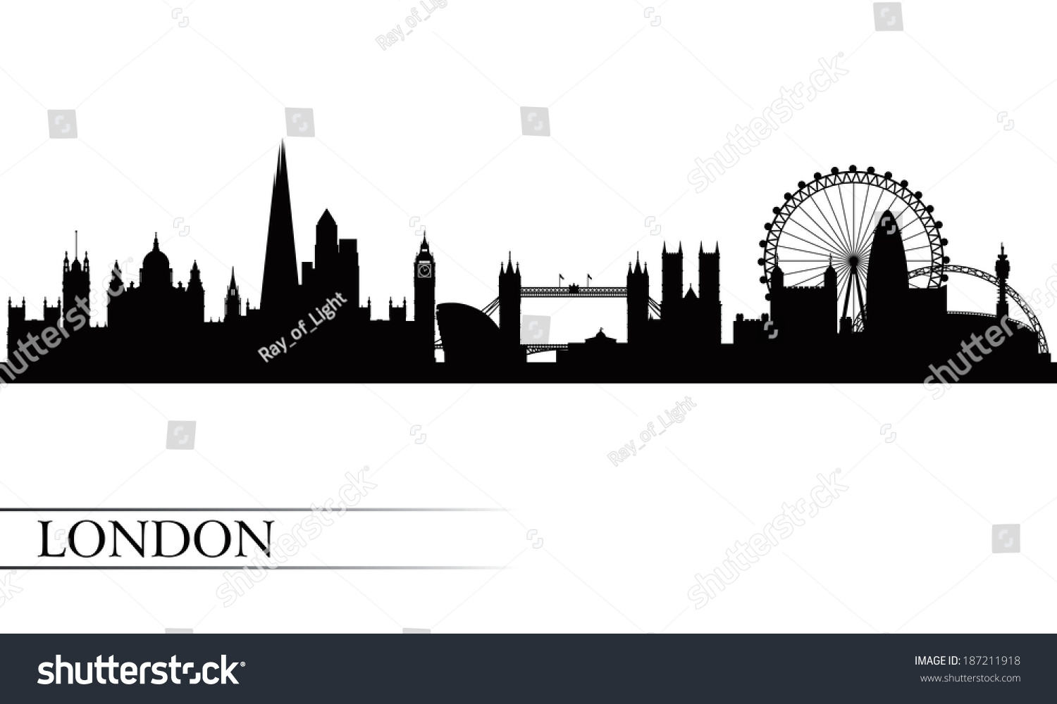 London_silhouette_skyline Images, Stock Photos & Vectors | Shutterstock