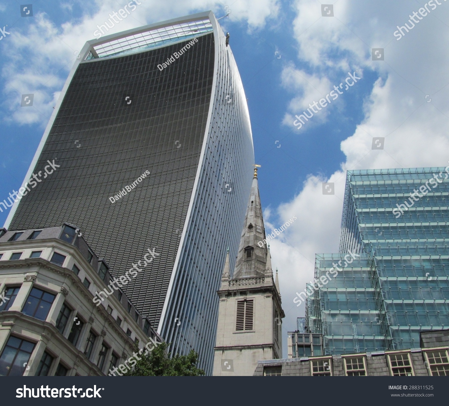 London- 16 June: 20 Fenchurch Street Is The Newest Skyscraper To Tower ...