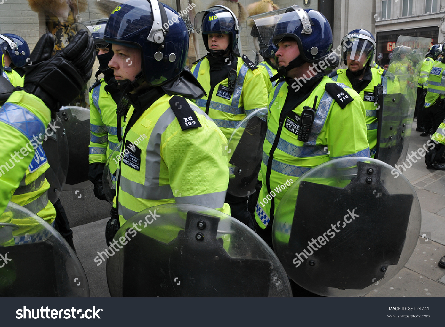 London March 26 Police Riot Gear Stock Photo 85174741 - Shutterstock