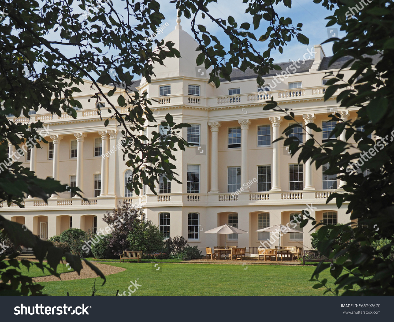 London Regency Period Mansion Near Regents Stock Photo Edit Now