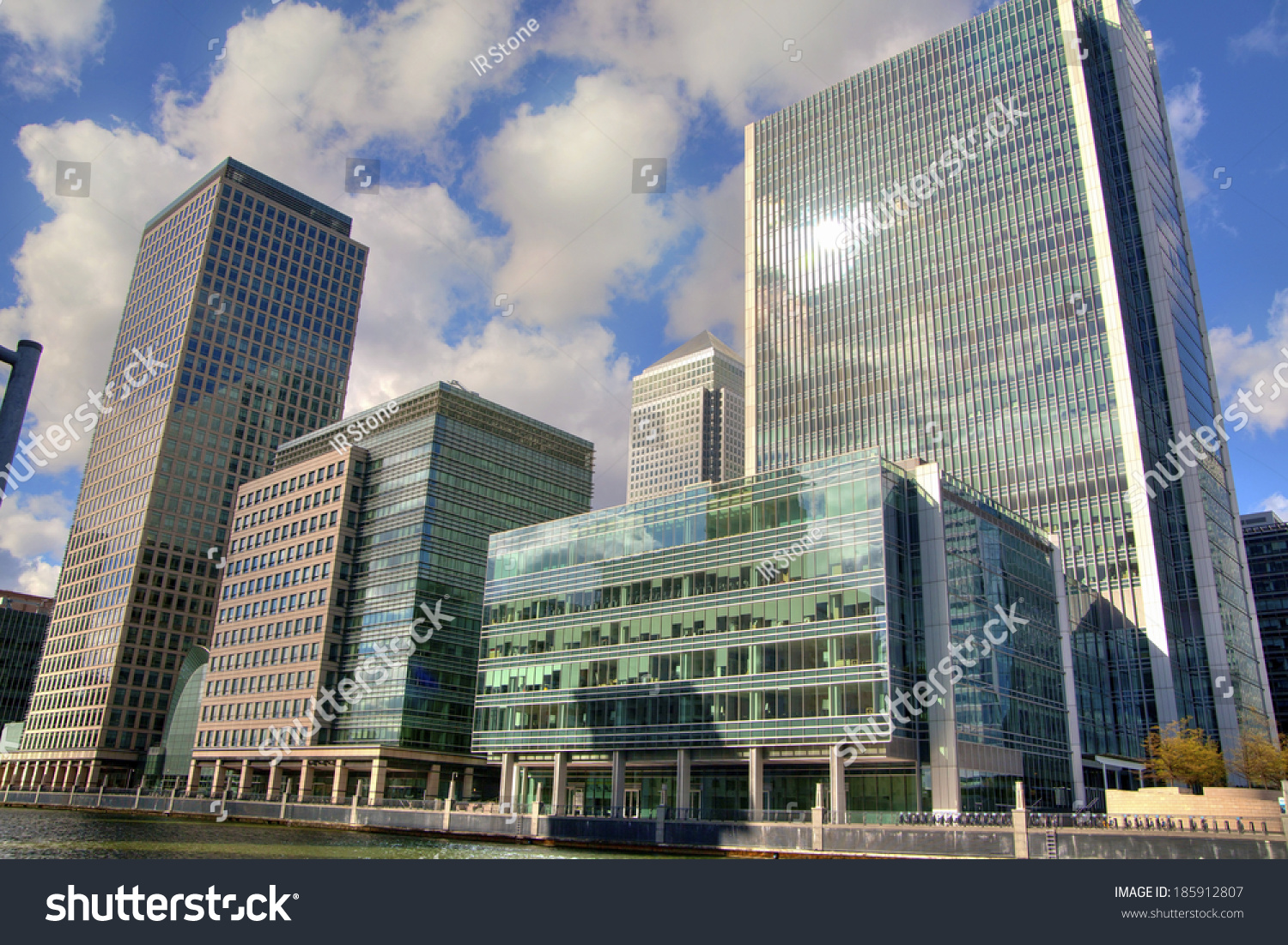 London Uk Canary Wharf March 22 Buildings Landmarks Stock Image