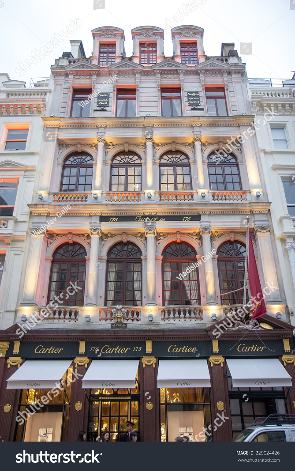 London, Uk - October 17, 2014: Cartier Has Three Flagship Boutiques ...