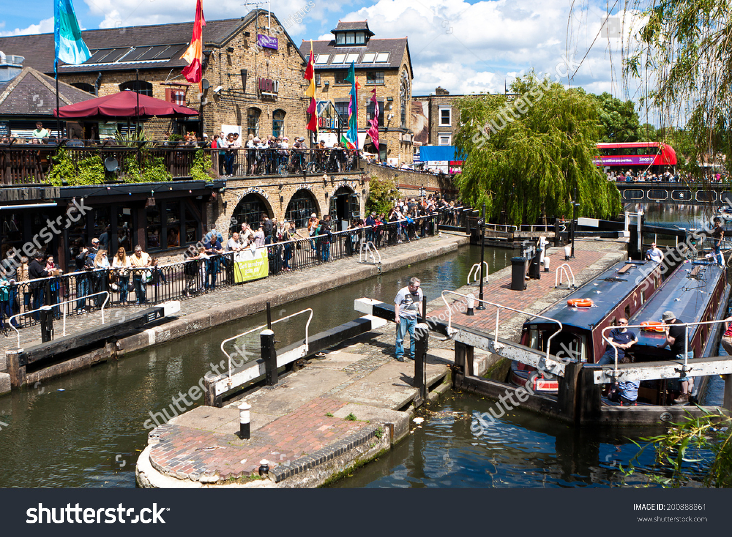 London, United Kingdom - May 25, 2014: Camden Lock, Or Hampstead Road ...