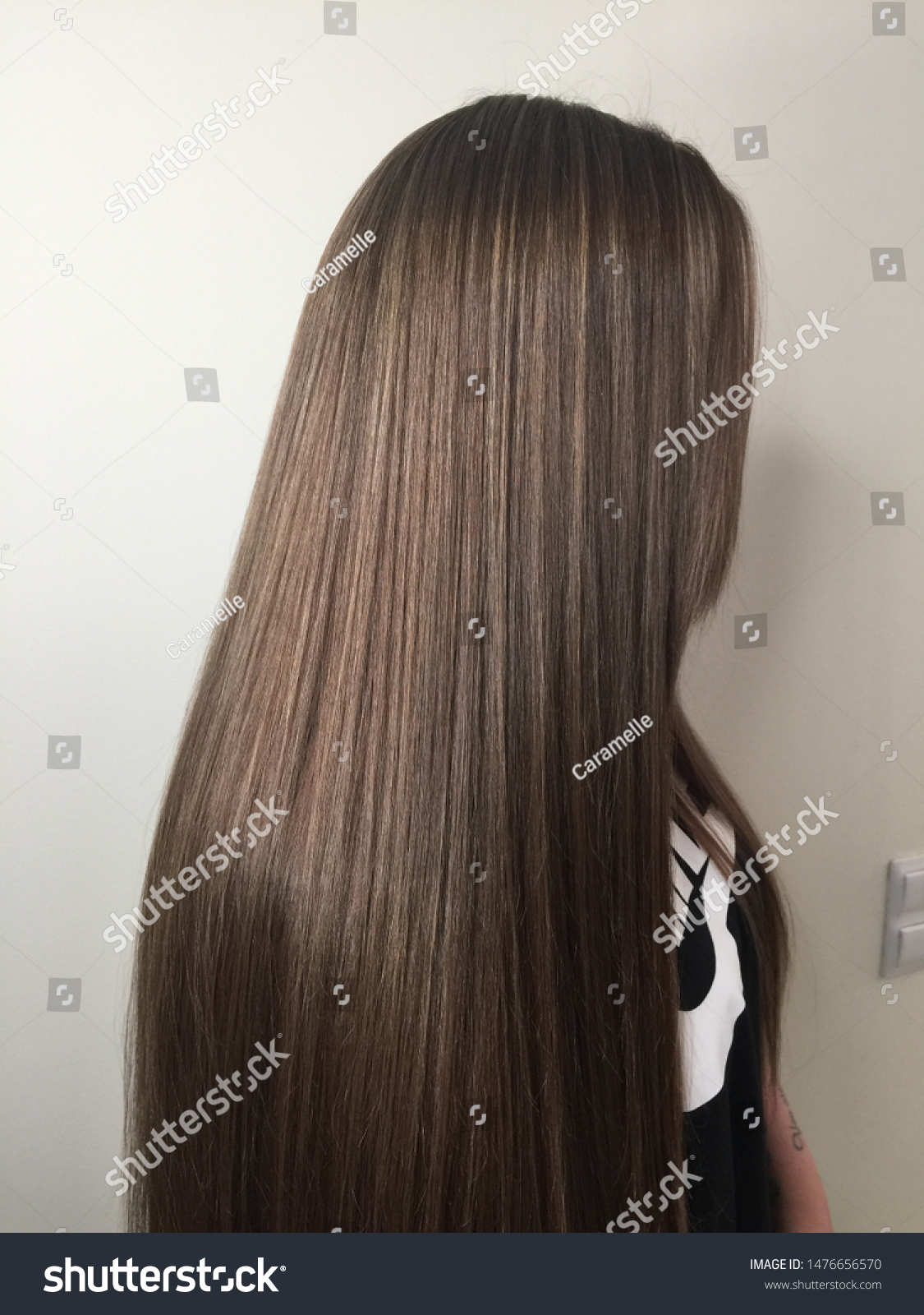 Long Healthy Hair Brunette Haircut Girl Stock Photo Edit