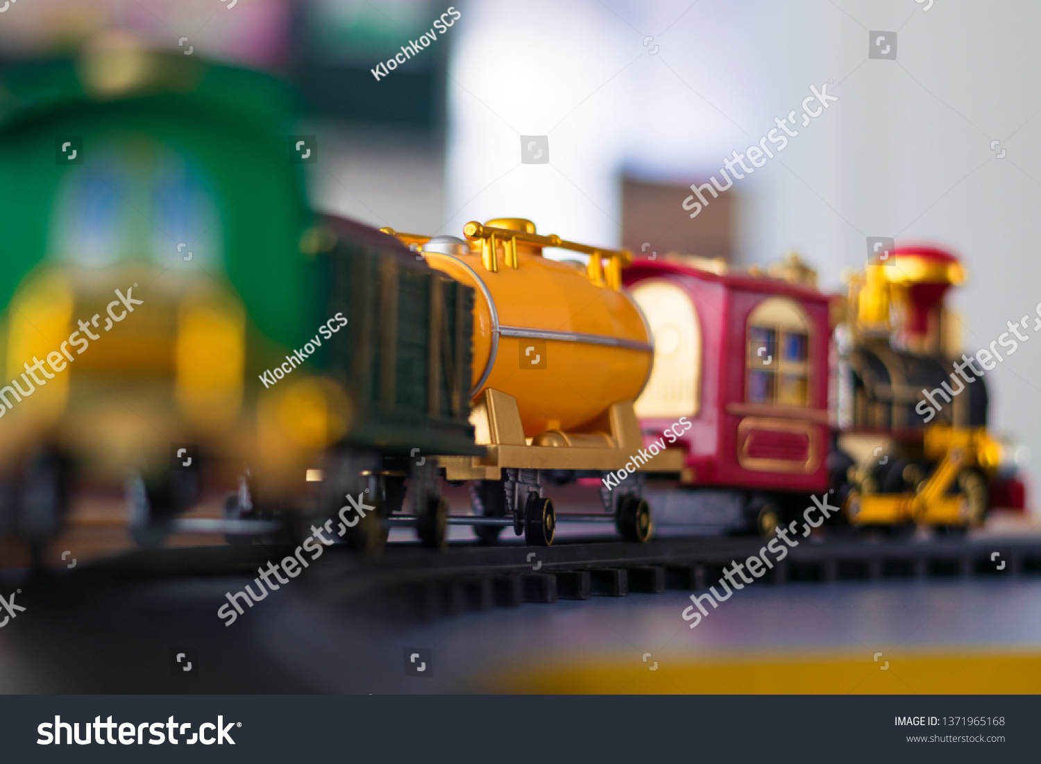 long toy train