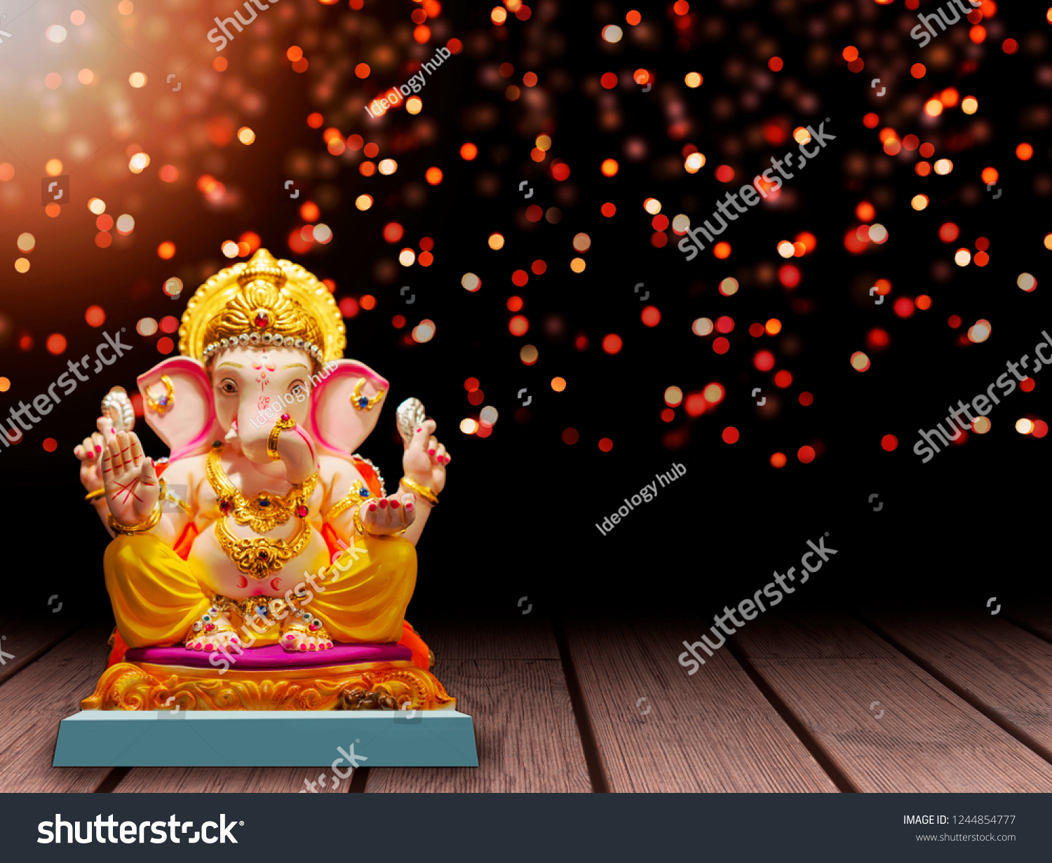 Lord Ganesha Ganesh Festival Chaturthi Stock Photo (Edit Now) 1244854777