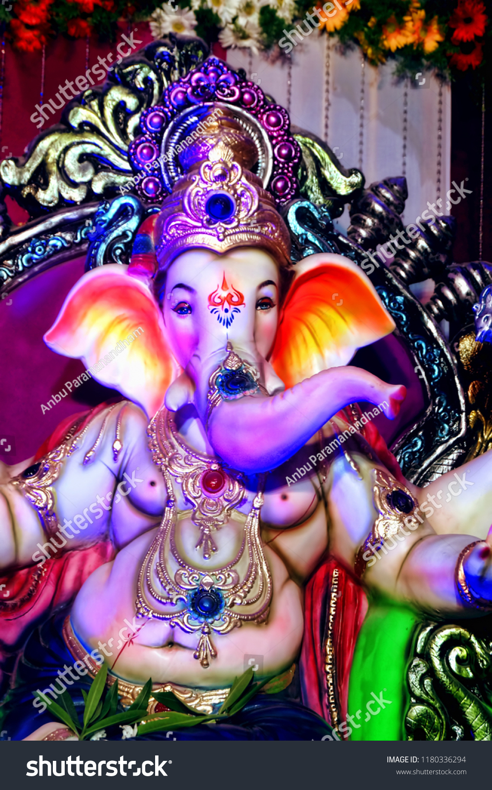 Lord Ganesha Idol During Deity Stock Photo 1180336294 | Shutterstock