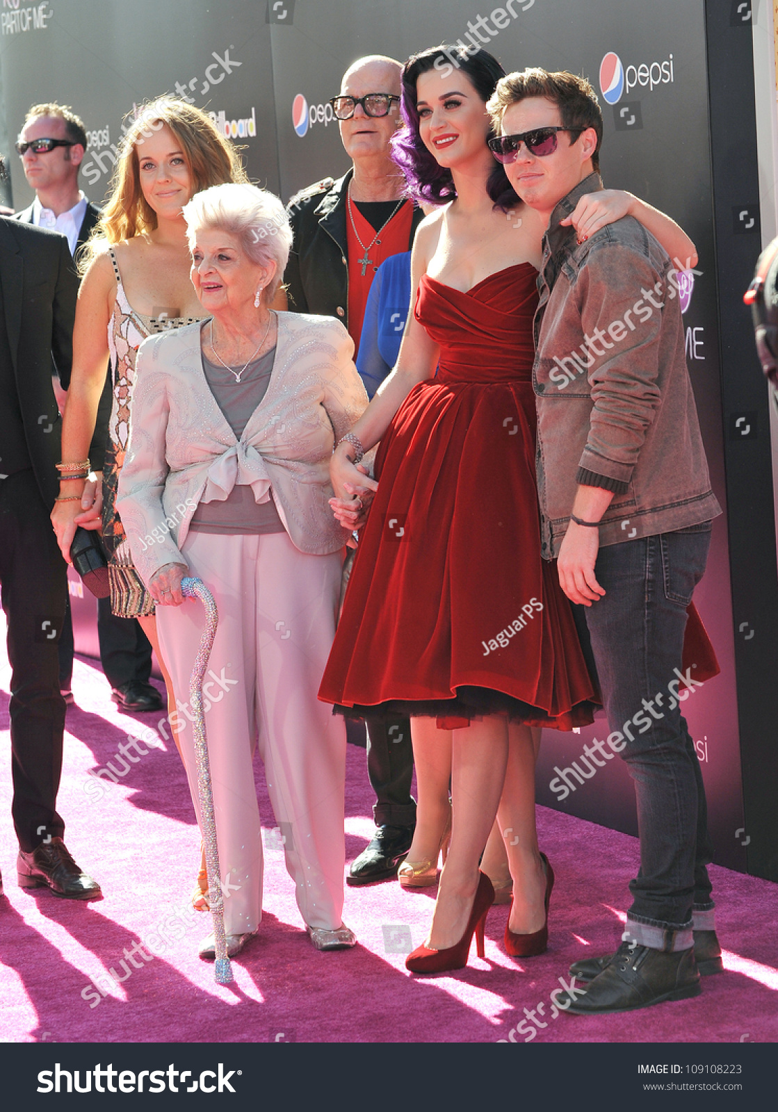 Los Angeles, Ca - June 27, 2012: Katy Perry & Family At The Los Angeles ...