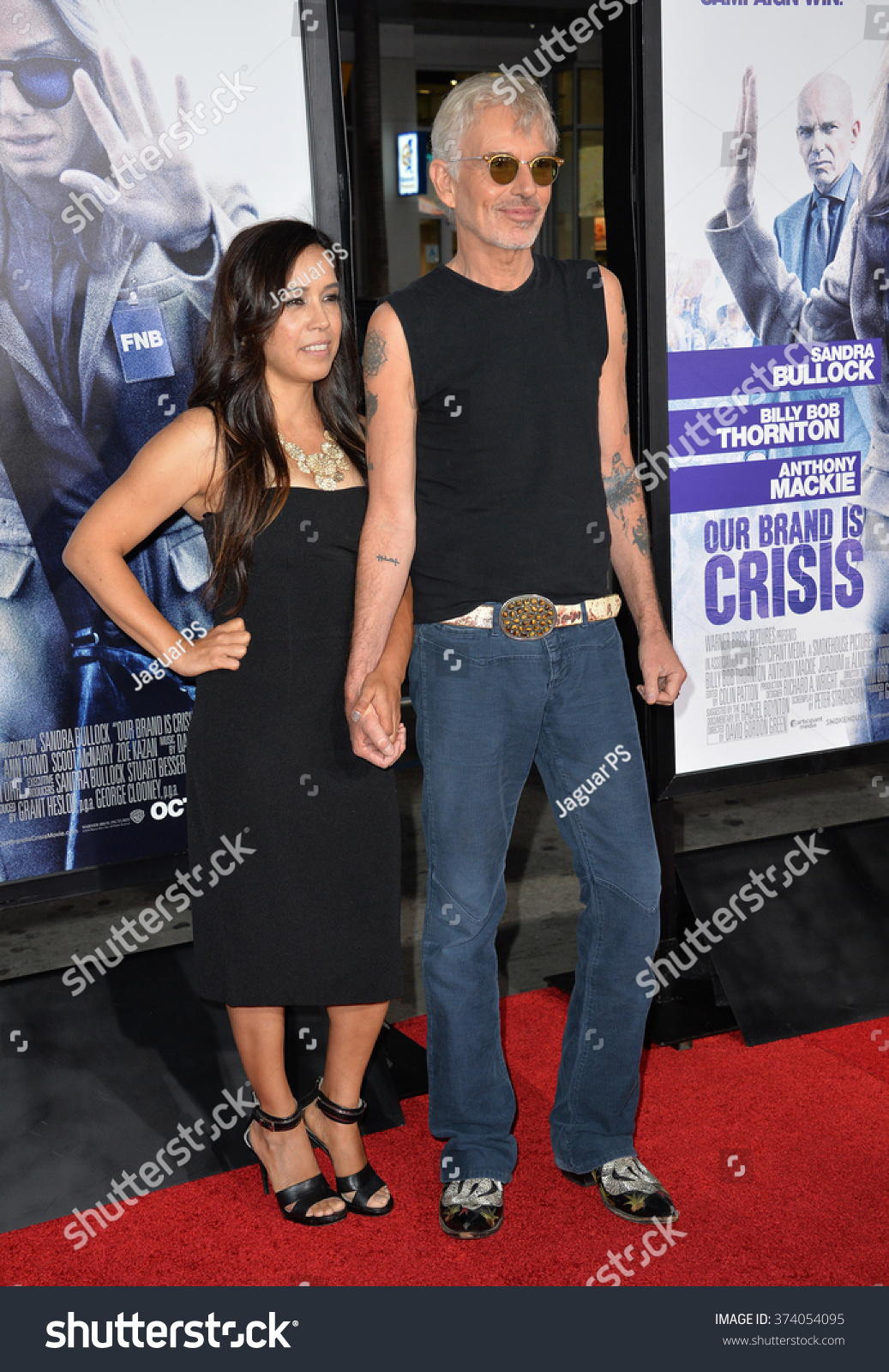 Billy Bob Thornton Wife Connie Angland At The Los Angeles Premiere Of His Movie