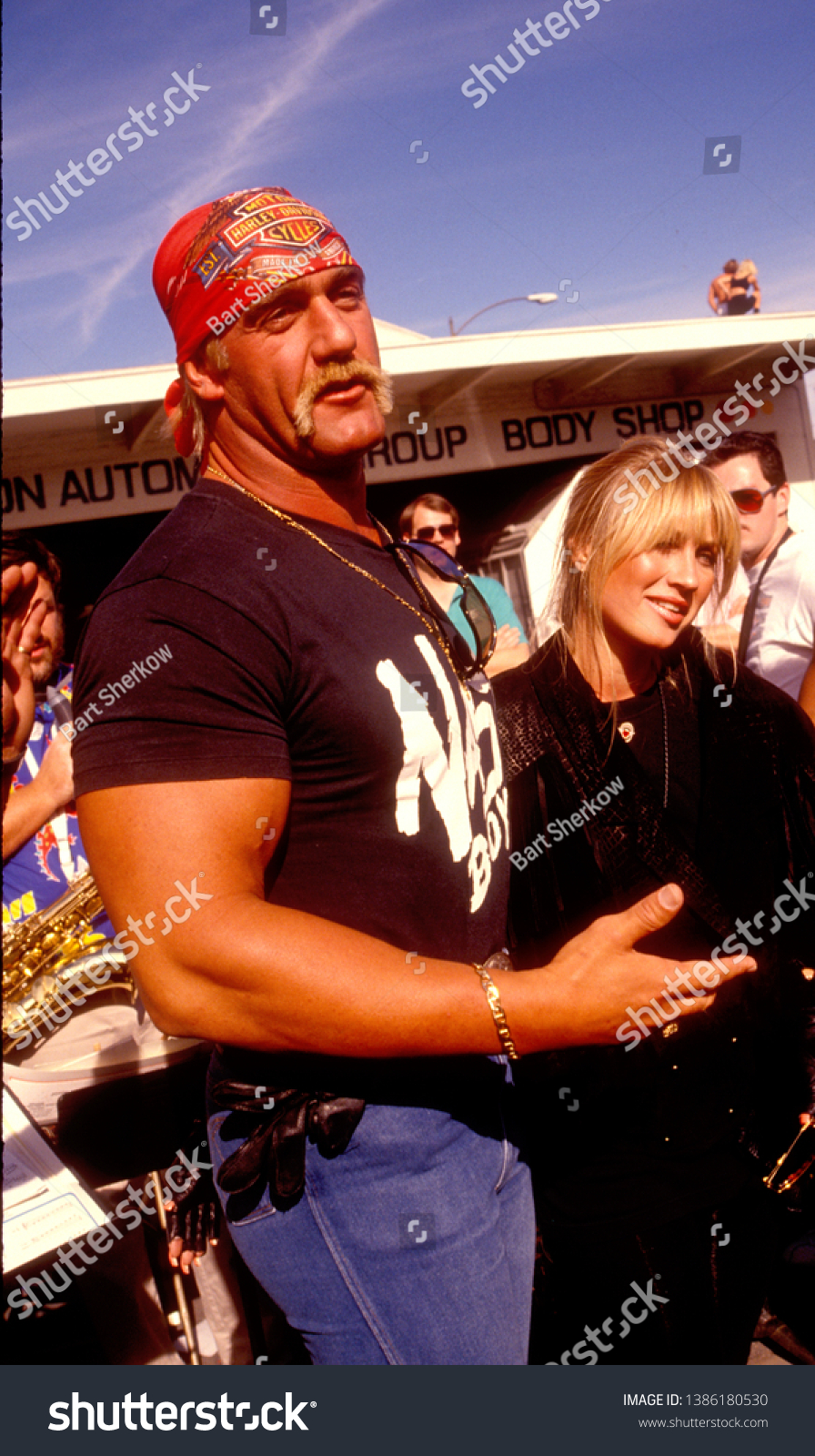 Gør det ikke Øl Gå en tur Los Angeles Circa 1991 Wrestling Star Stock Photo (Edit Now) 1386180530