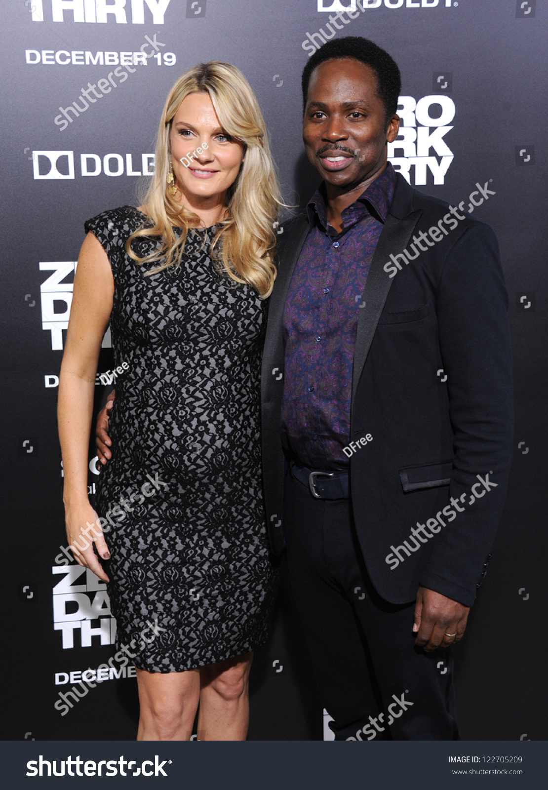 Los Angeles - Dec 19: Harold Perrineau & Brittany Arrives To 