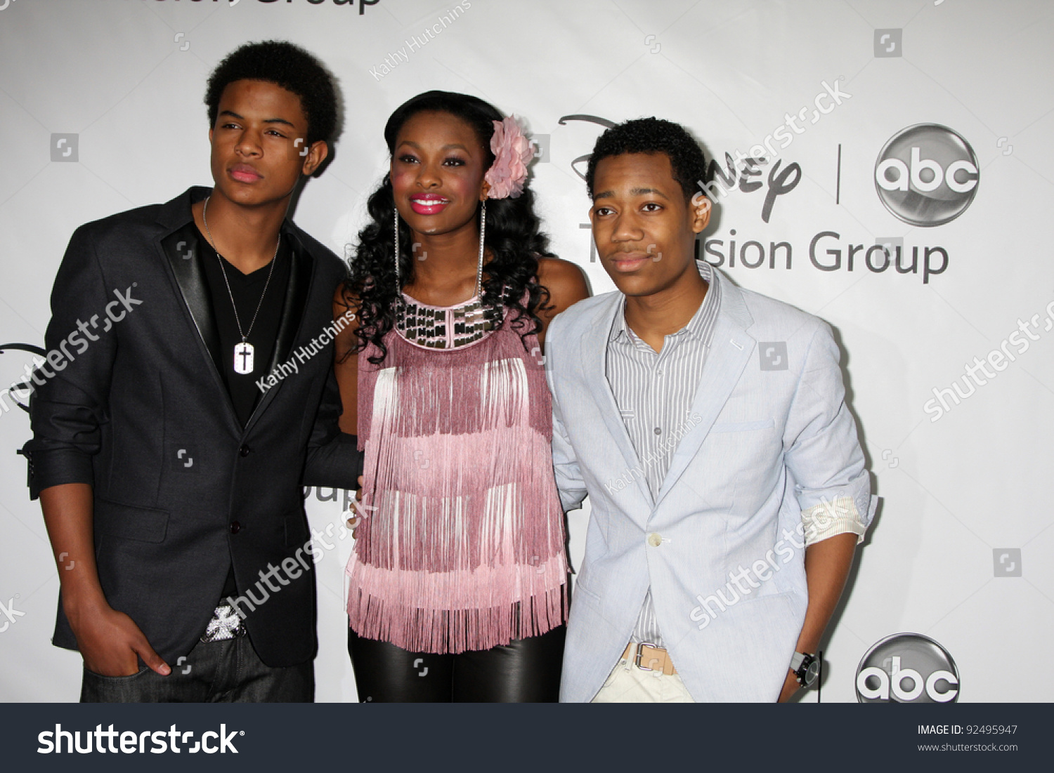 Los Angeles - Jan 10: Trevor Jackson, Coco Jones, Tyler James Williams ...