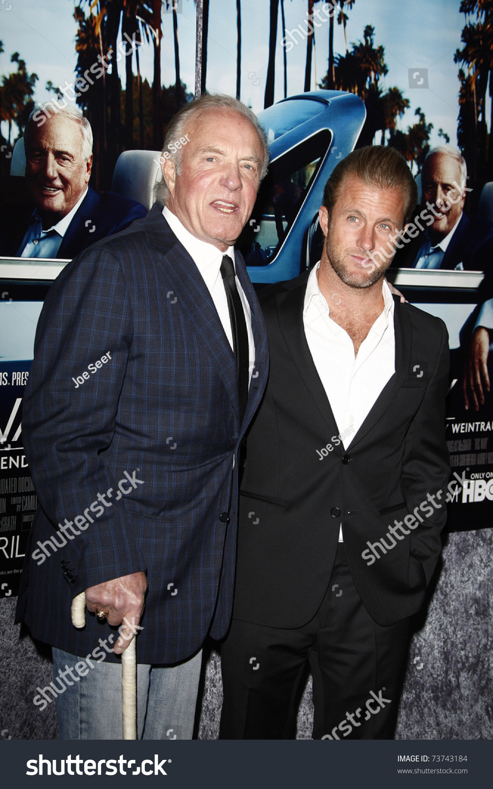 Los Angeles - Mar 22: James Caan, Son Scott Caan Arrive At The Los ...