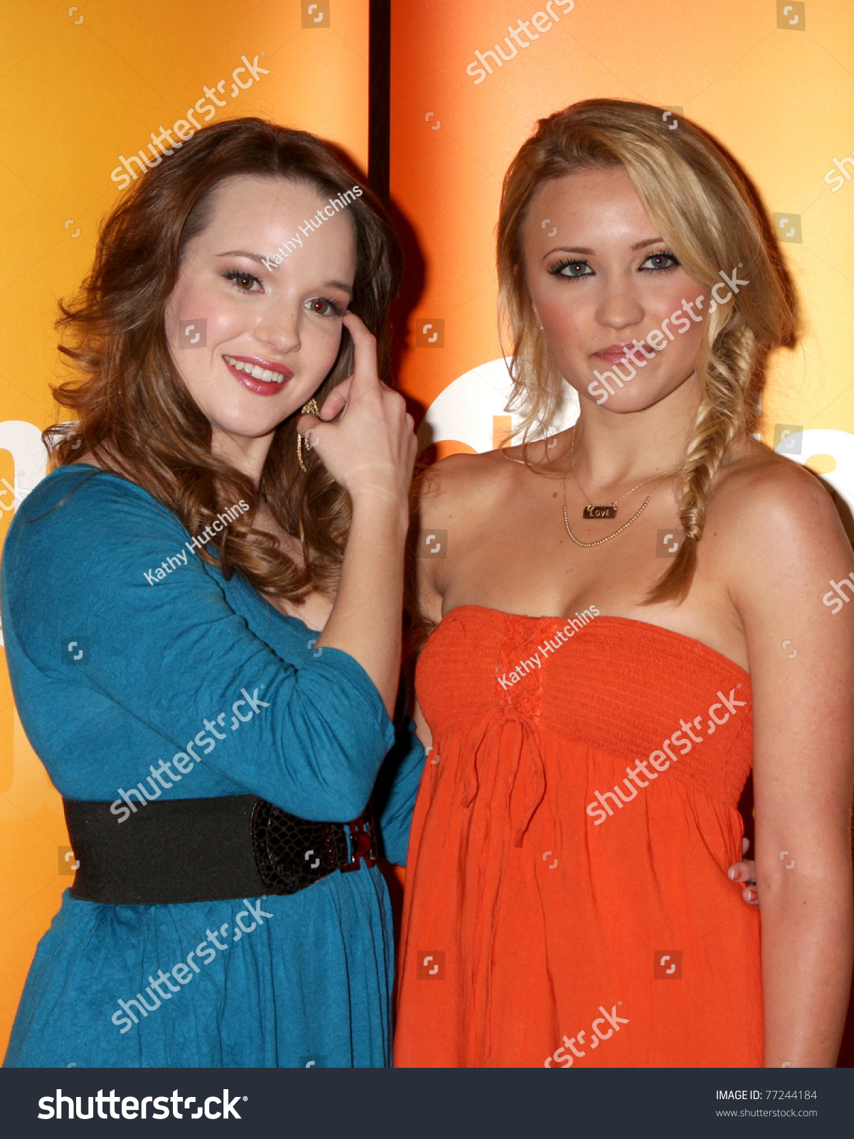 Los Angeles - May 14: Kay Panabaker, Emily Osment At The Disney Abc ...