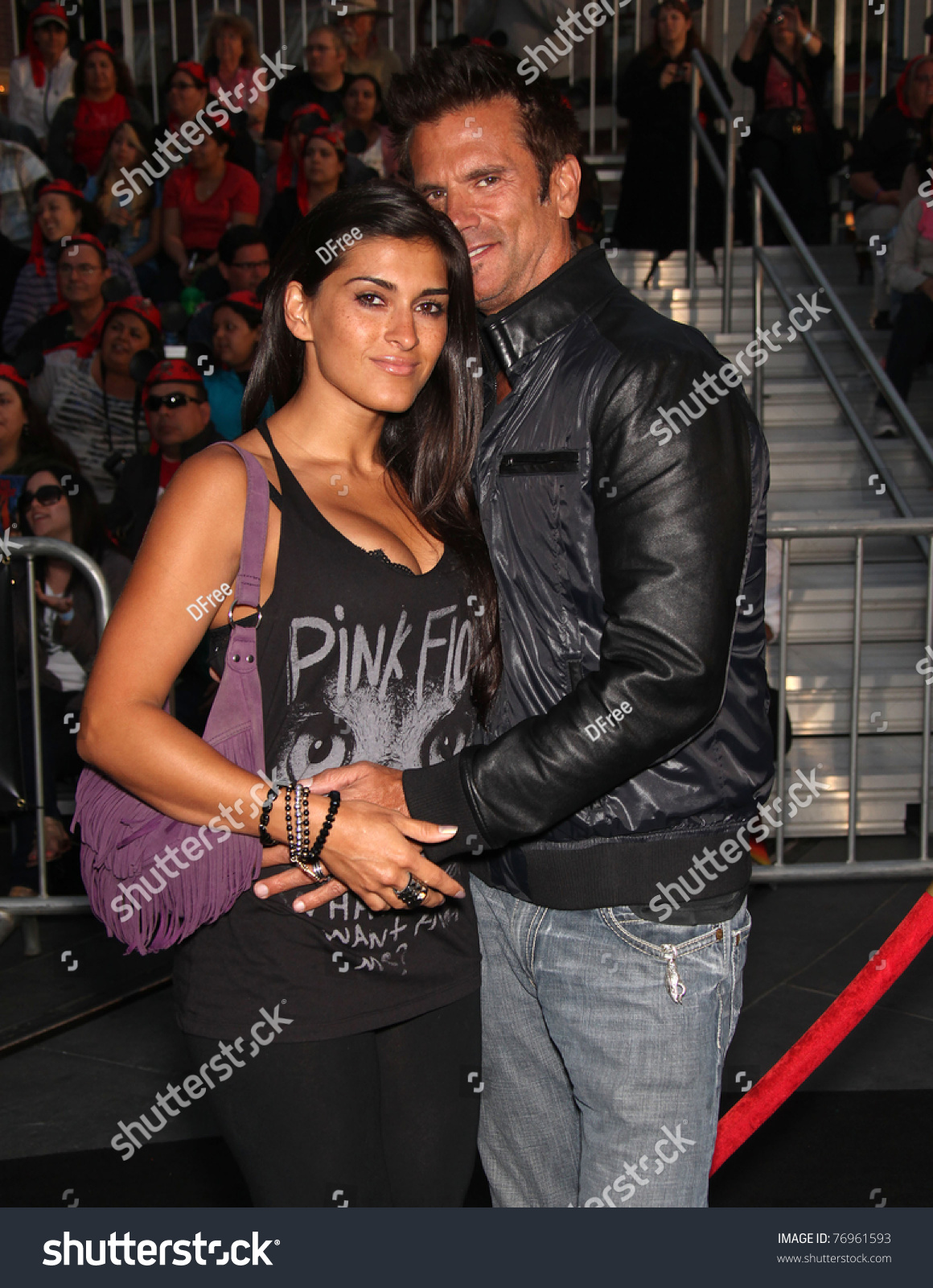 Los Angeles - May 07: Lorenzo Lamas & Wife Arrives To The 