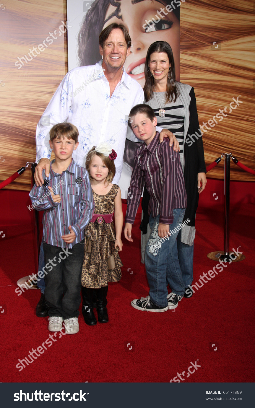 Los Angeles - Nov 14: Kevin & Sam Sorbo, Family Arrives At The 