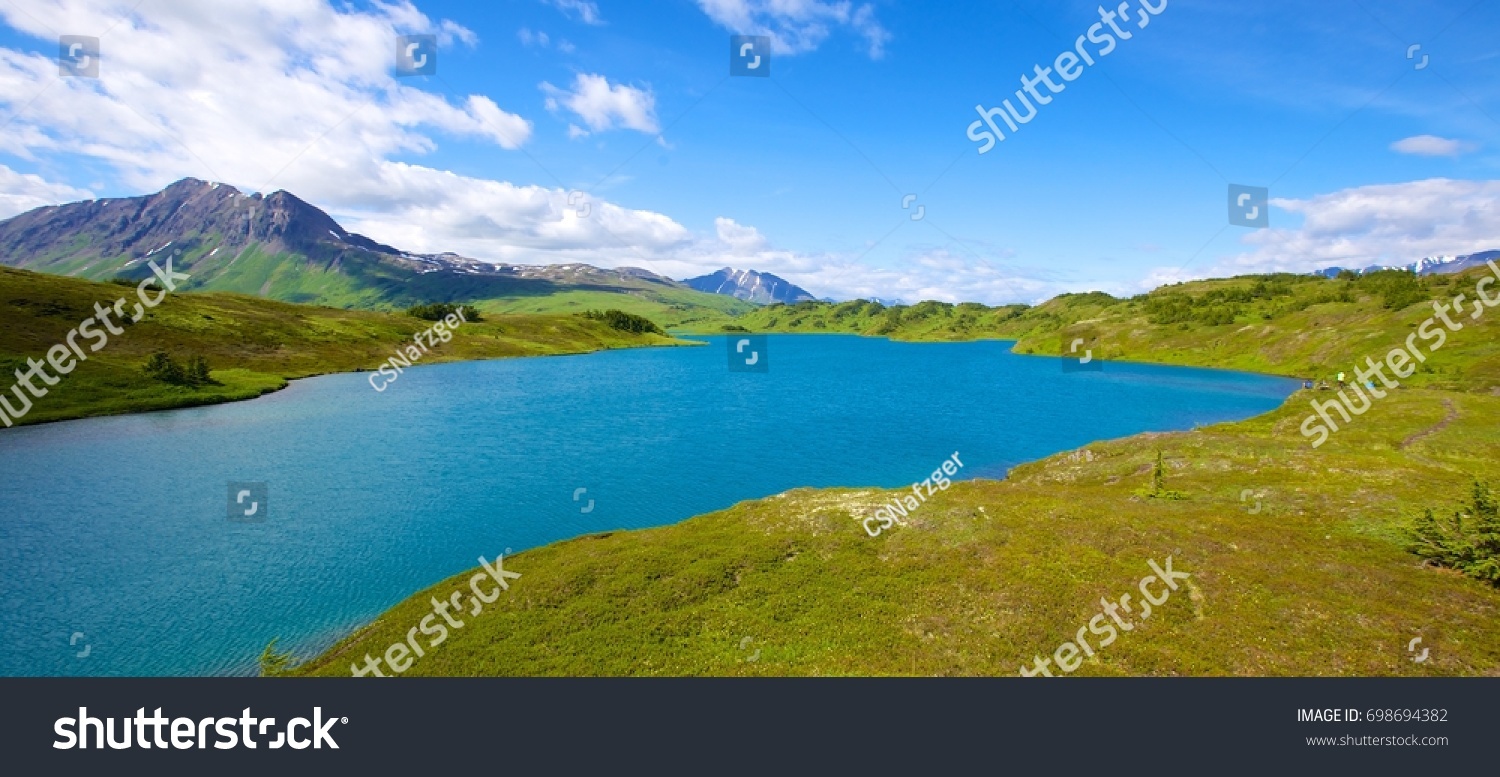 Lost Lake Mountain Biking Near Seward Stock Photo (Edit Now) 698694382