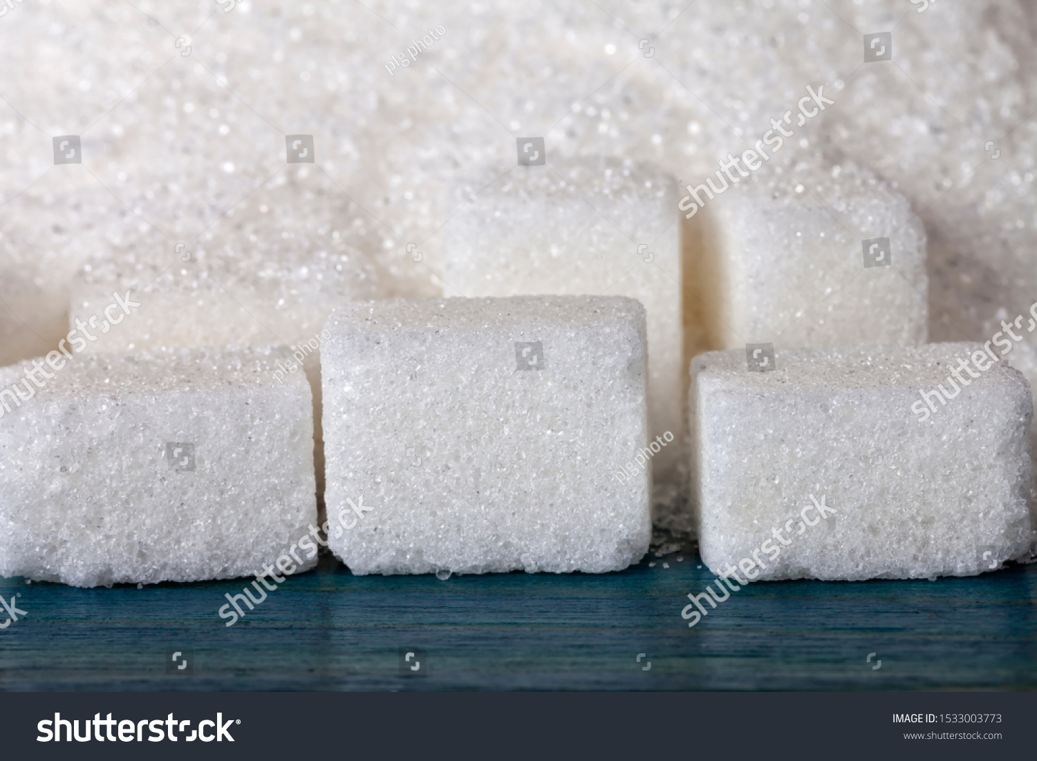 Lots White Sugar Some Lumps On Stock Photo 1533003773 | Shutterstock