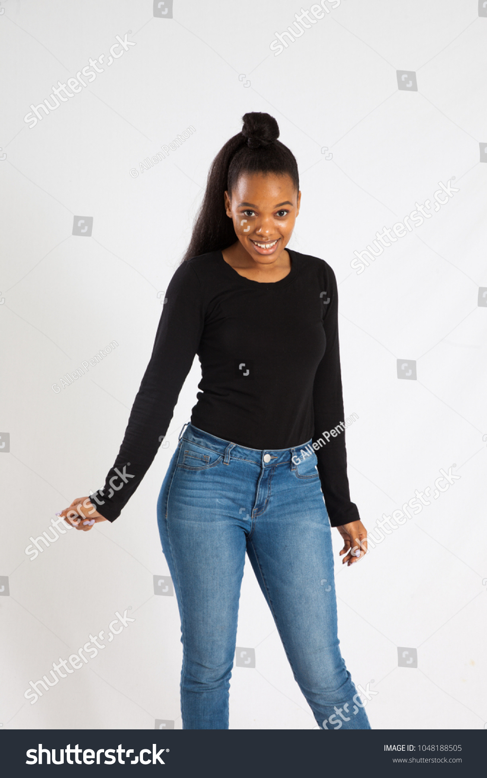 black girls blouse