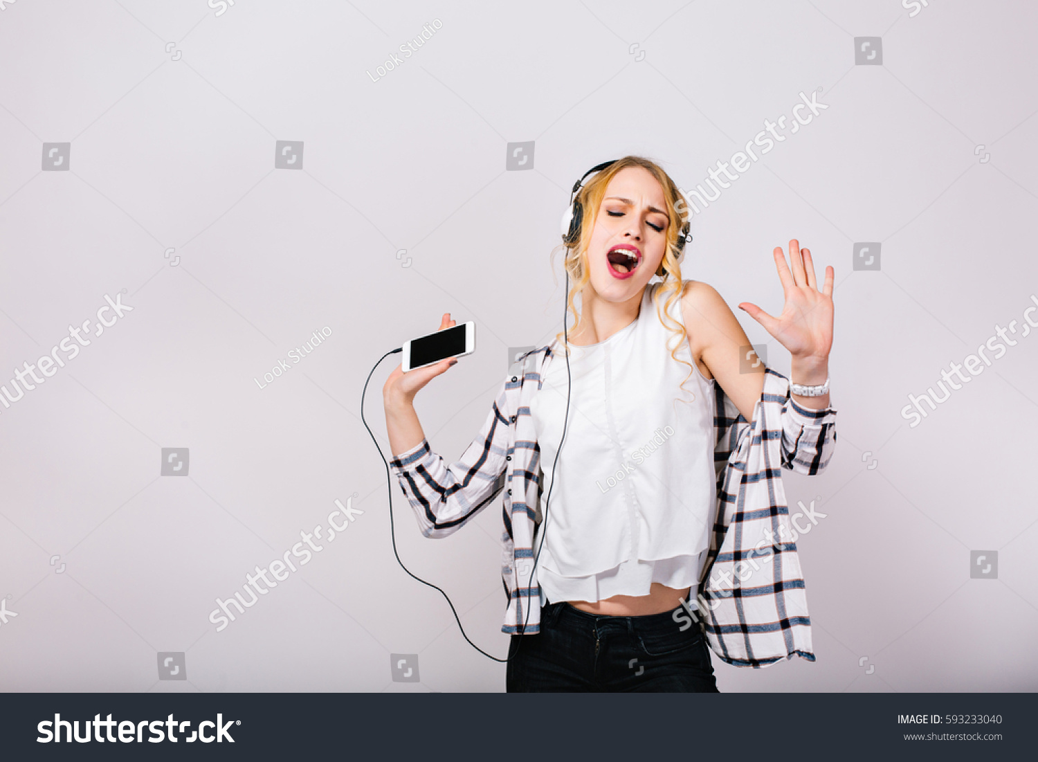 God Bless In Latin Cute Blonde Dancing