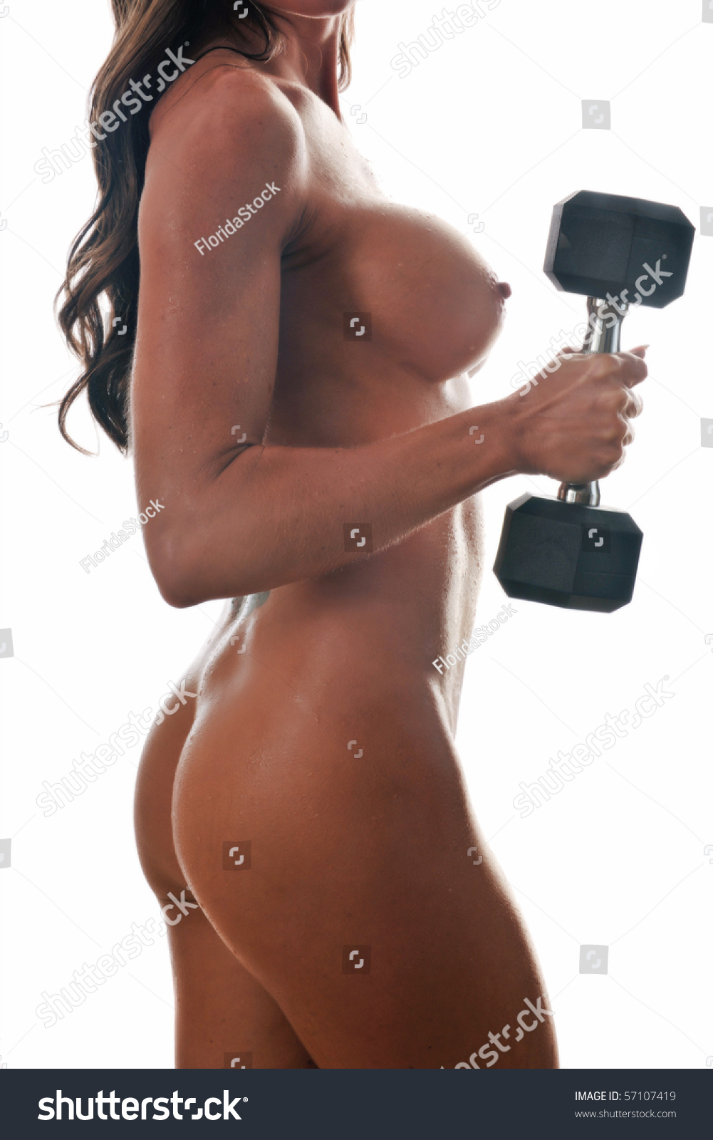 Fitness model nude