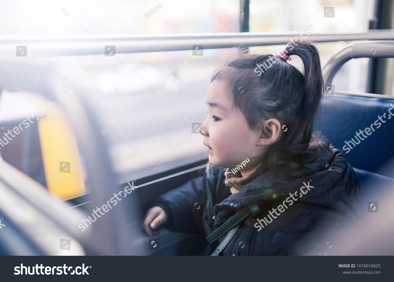 Asian Girls On Bus
