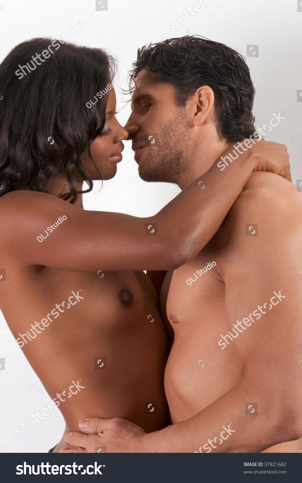 Nude Interracial Couple